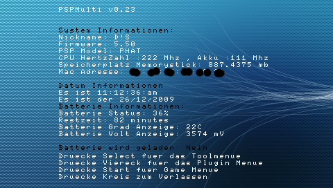 PSP homebrew - PSPMulti v0.24