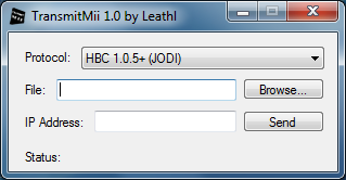 Wii homebrew - TransmitMii v1.1
