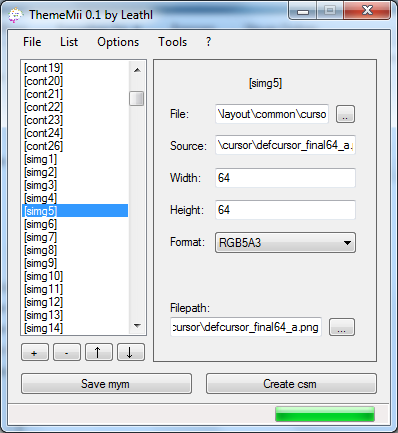 Wii homebrew - ThemeMii v0.3