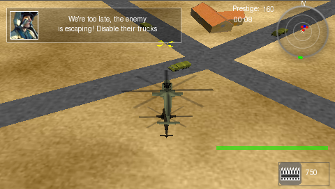 PSP homebrew game - Mobile Assault v1.2