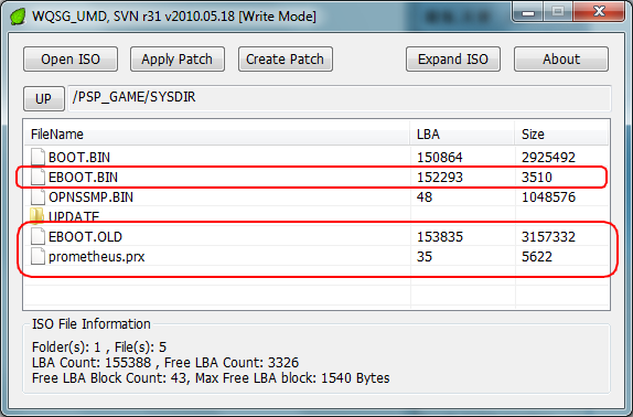 PSP homebrew - Prometheus v0.5