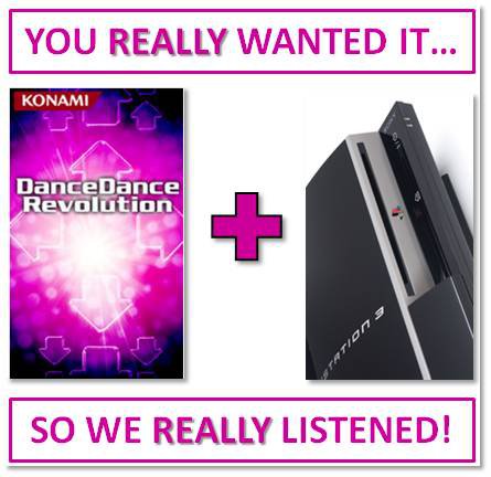 DDR dancing its way to PS3
