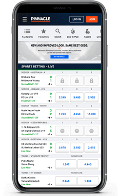 Pinnacle Sportsbook Review 2025 – What The Bookie Offers Screenshot