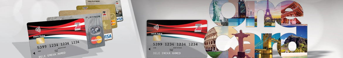 zenith bank card options