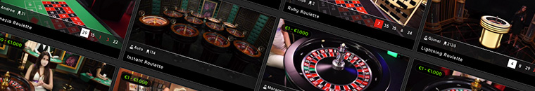 Giochi di roulette su 888 Casino