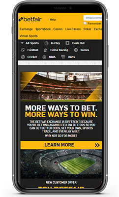 Betfair apuestas deportivas Screenshot