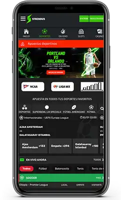 Strendus deportes Screenshot